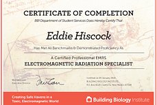 Building Biology Certified Electromagnetic Radiation Specialist (EMRS)
